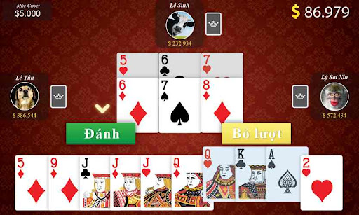 tiến lên miền nam game bài top88