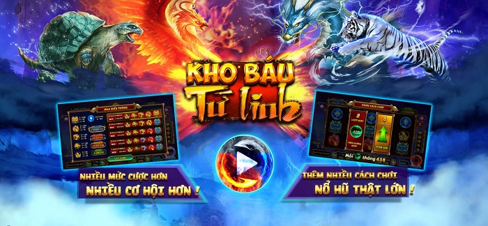 chơi game kho báu tứ linh tại nhà cái top88