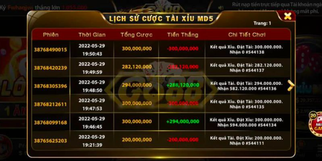 soi cầu Tài xỉu Top88