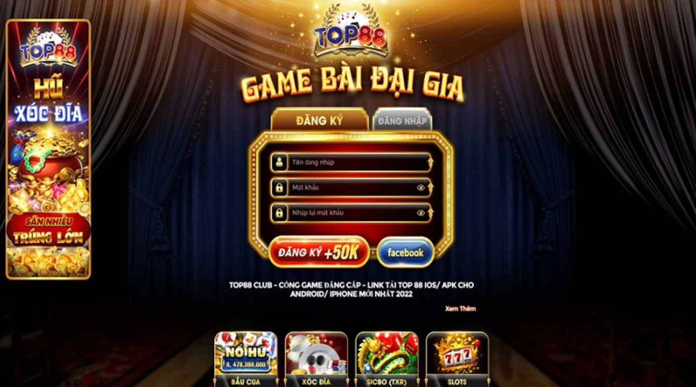 Khám phá những điểm sáng vượt trội của cổng game Top88