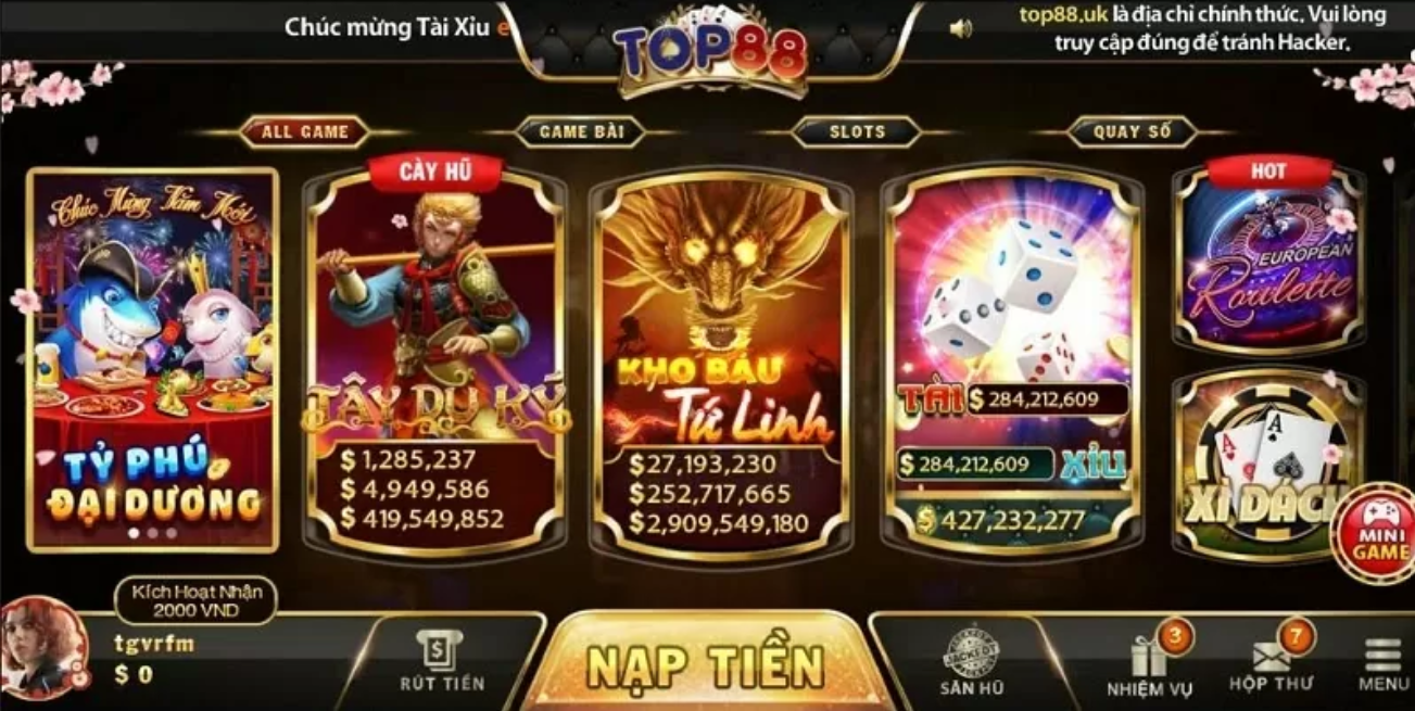 Tại sao cổng game Top88 được yêu thích hàng đầu hiện nay? 