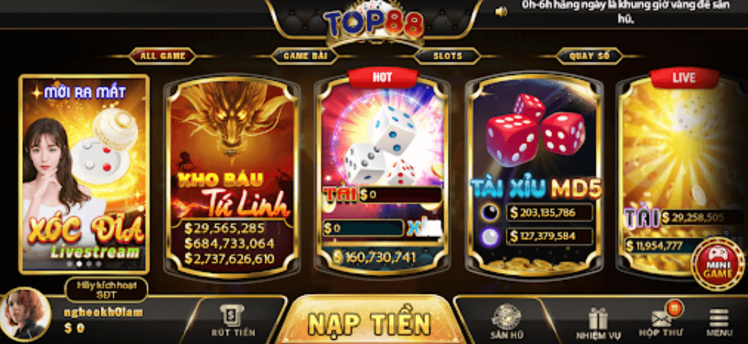 Lý do nên chọn chơi tài xỉu tại Top88