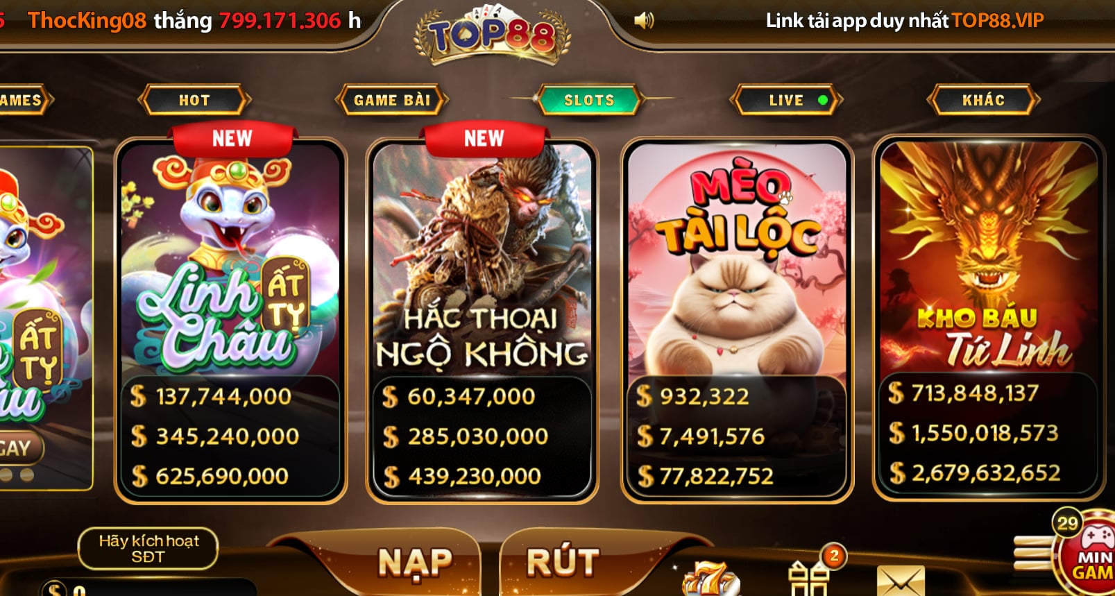 Slot Game Top88 - Tìm Hiểu Chi Tiết Cho Người Mới